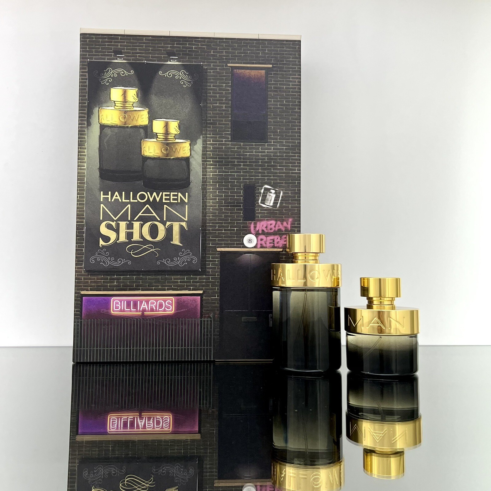 HALLOWEEN MAN SHOT by Jesus del Pozo 2pc Men SET 4.2oz EDT Spr + 1.7oz EDT Spr
