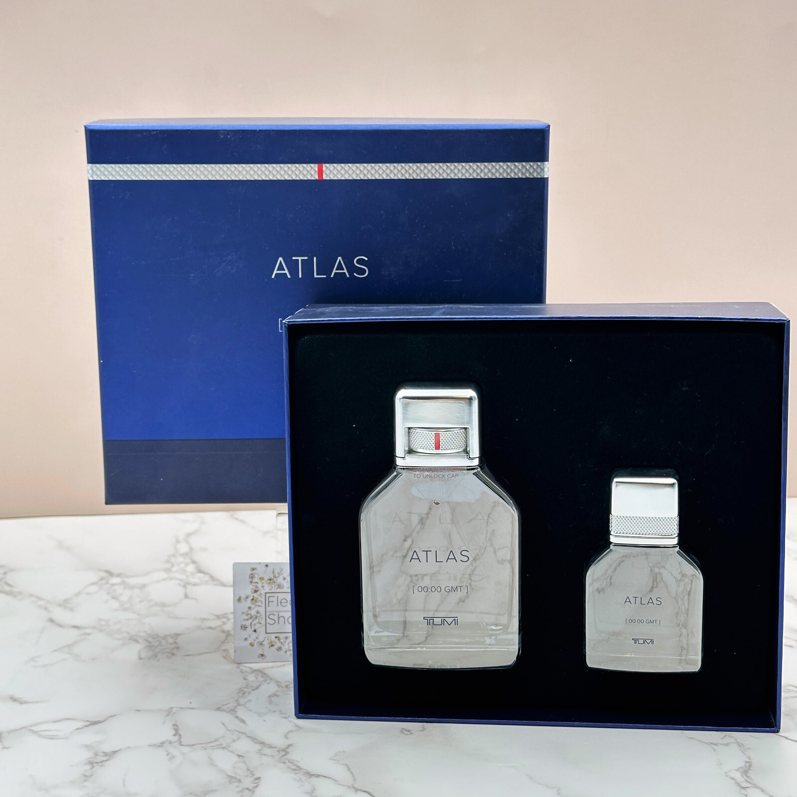 TUMI Atlas Men Eau De Parfume 3.4 oz / 1 oz Gift Set