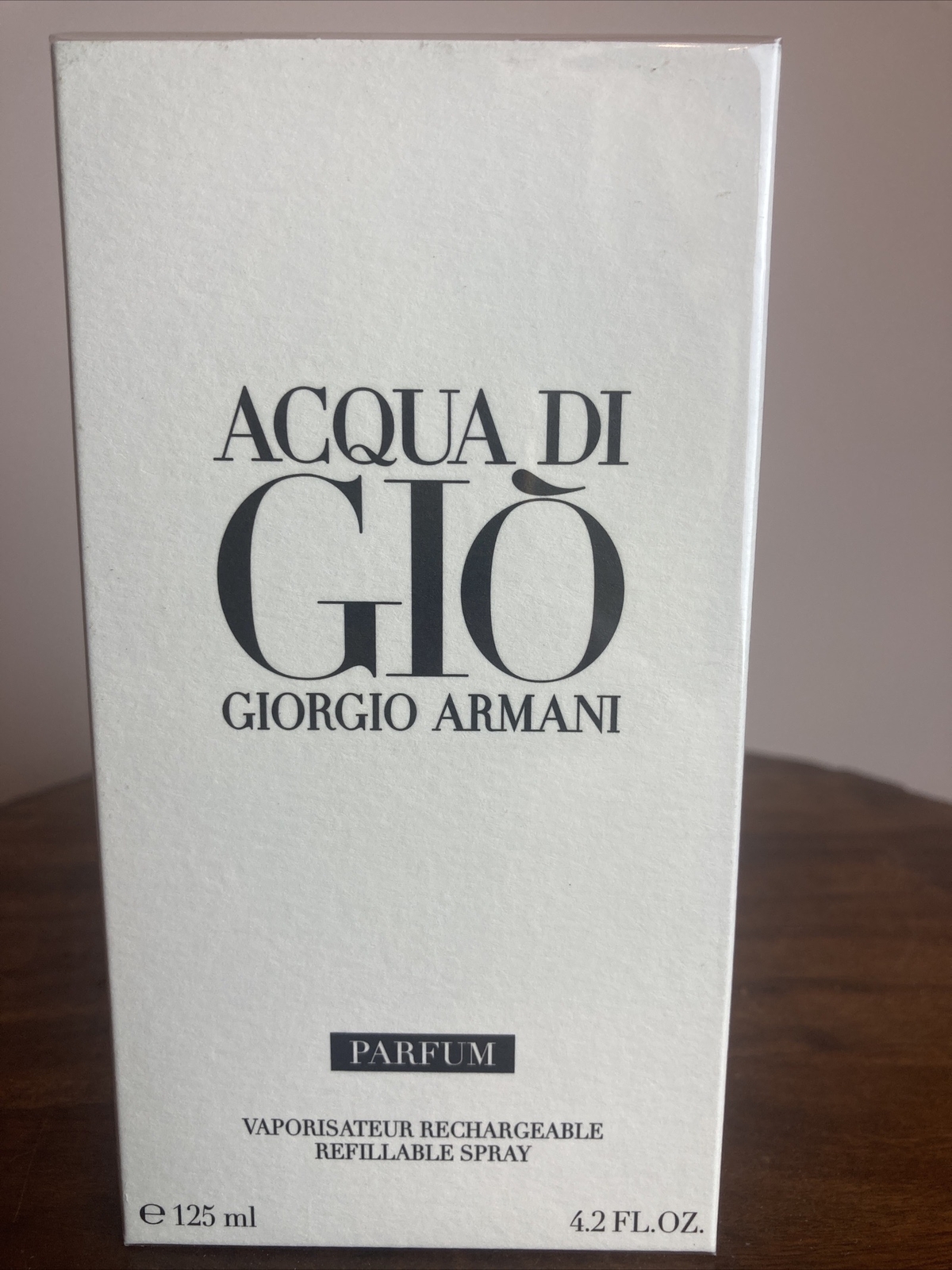 Giorgio Armani Acqua di Gio PARFUM 4.2fl oz/125ml NEW & SEALED