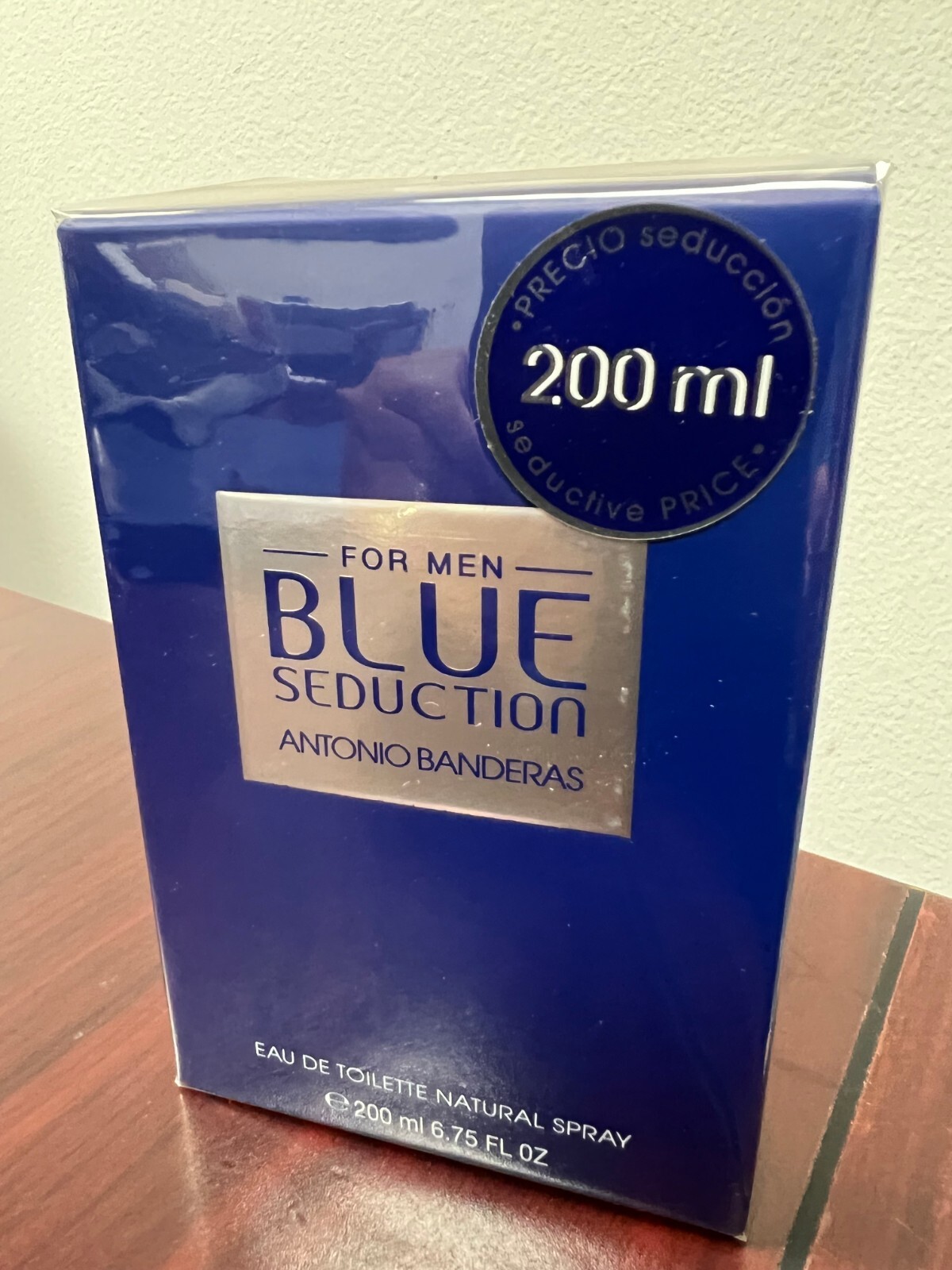 *Vintage* BLUE SEDUCTION MEN ANTONIO BANDERAS 6.75 oz / 200 ML EDT Spray Sealed