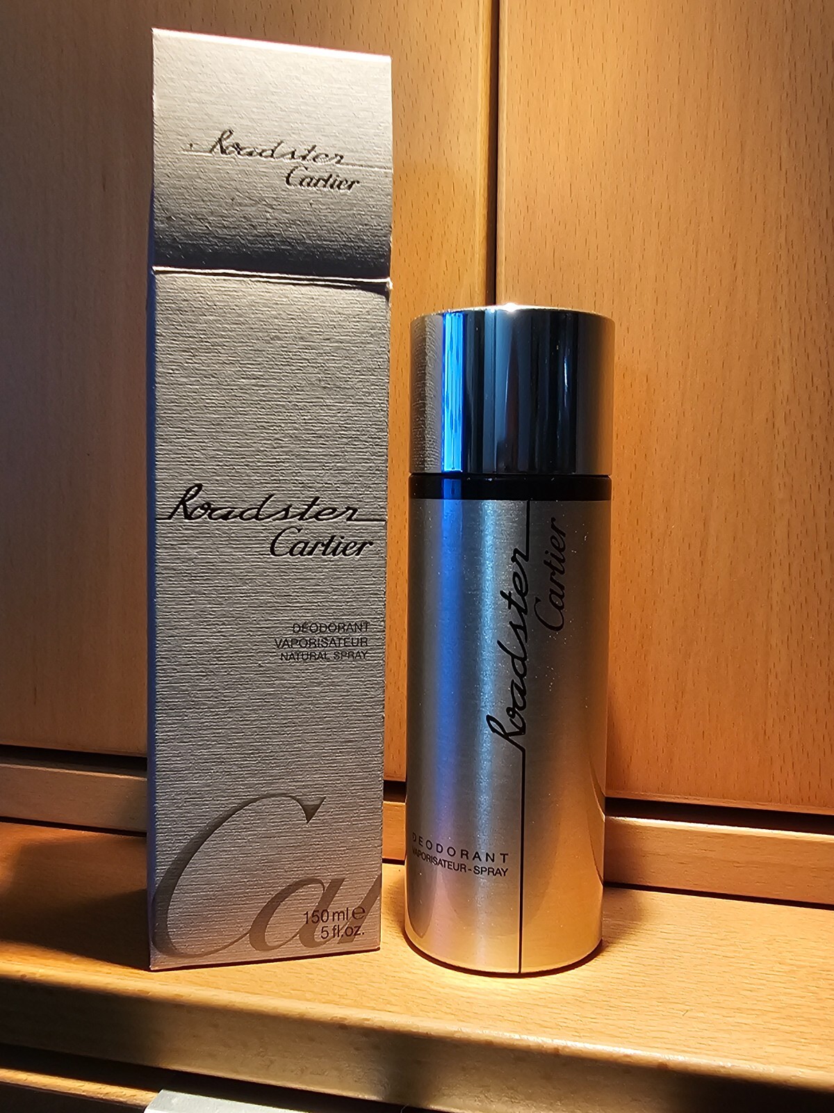 Open box CARTIER ROADSTER DEODORANT NATURAL SPRAY