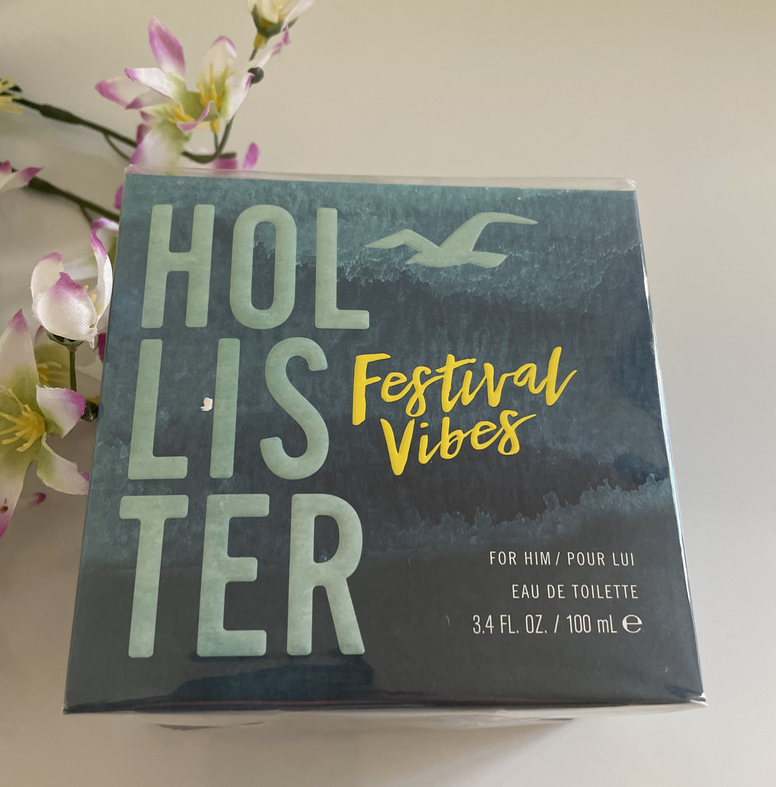 Festival Vibes for Him by Hollister 100 ml/ 3.4 oz Eau de Toilette Cologne New