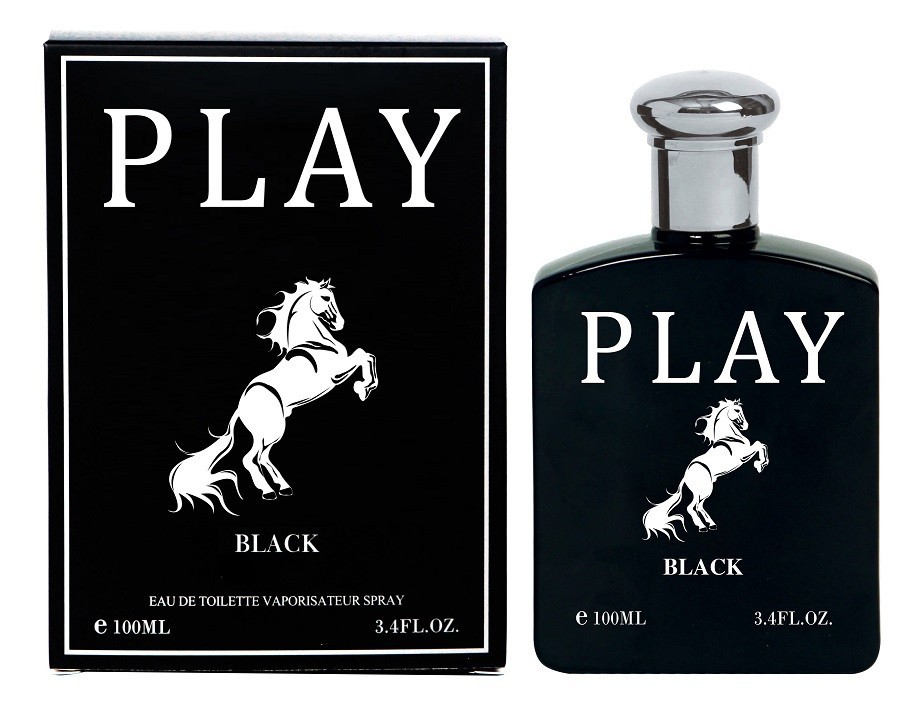 Play Black Eau de Toilette Spray 100ml / 3.4oz Men’s Cologne Fragrance