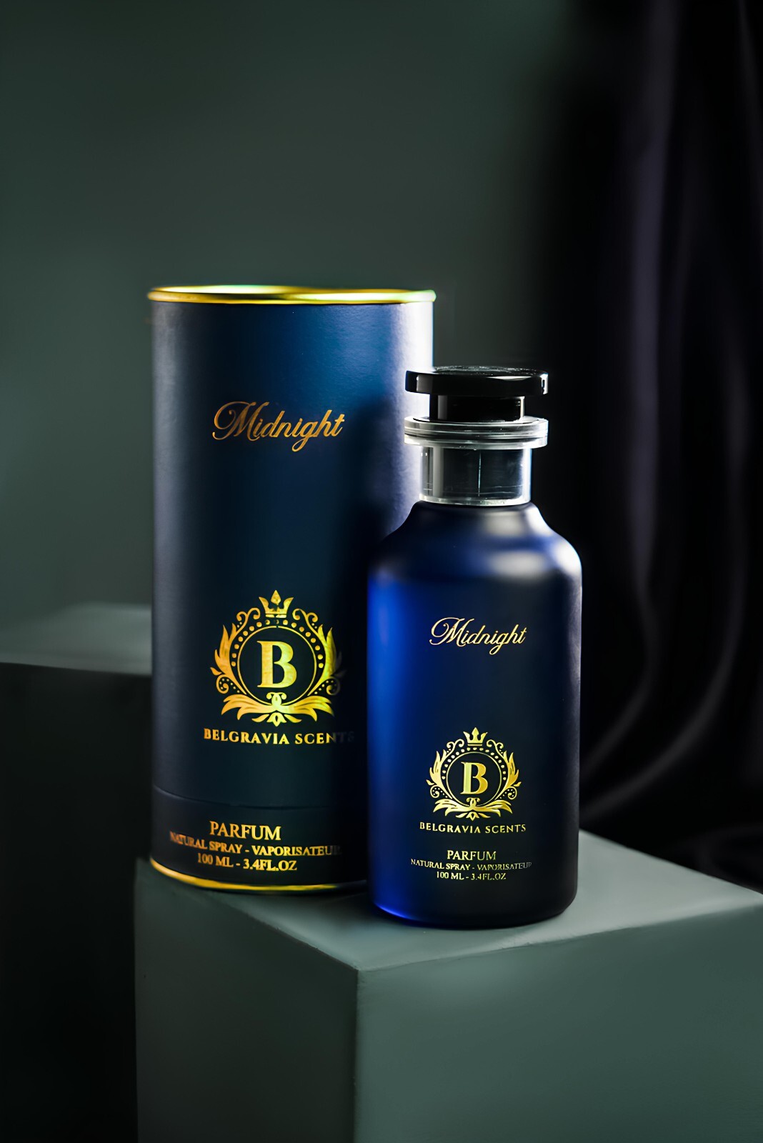 Midnight Parfum Inspired By Creed Aventus Very Long Lasting 3.4 FL Oz