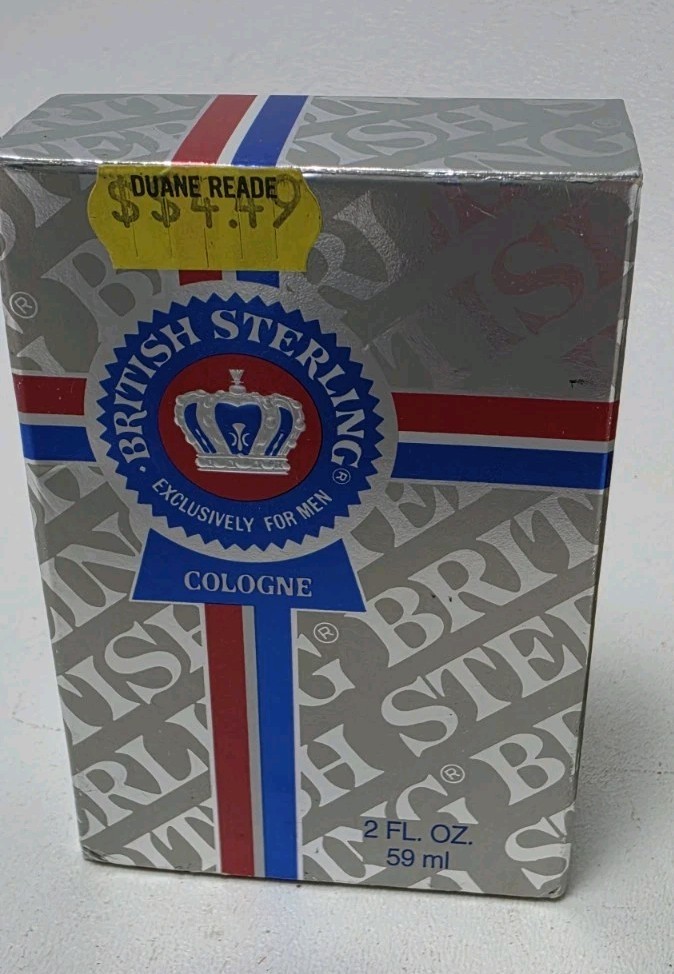 Vintage British Sterling Cologne Splash 2 Fl oz by MEM New in Box