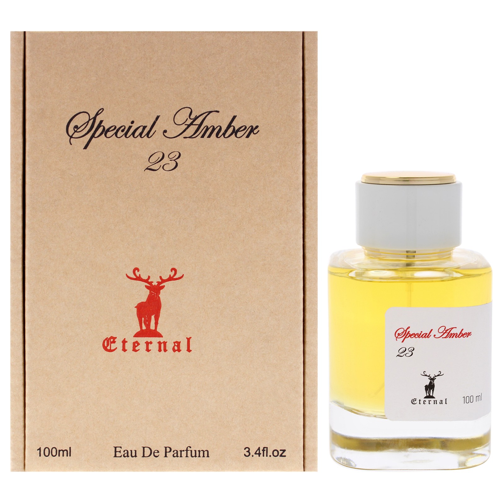 Eternal Collection – Special Amber 23 by Khalis for Men – 3.4 oz EDP Spray