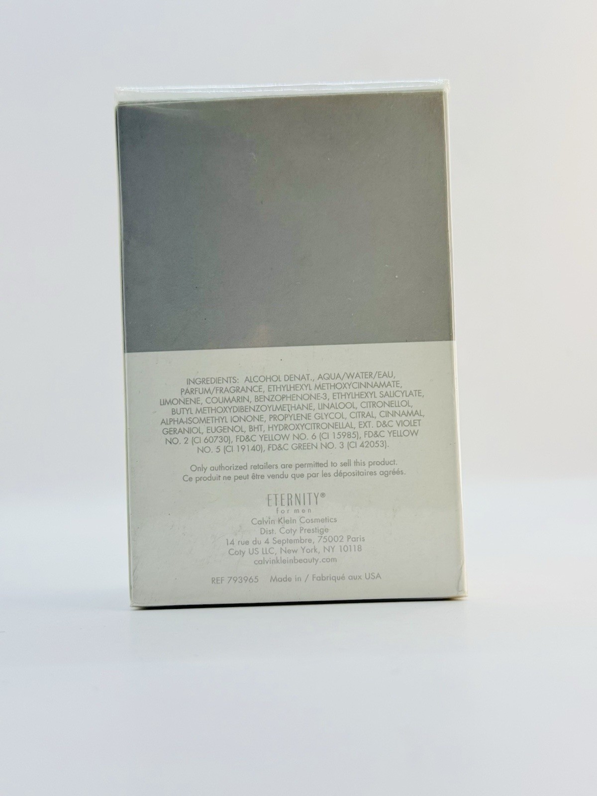 Eternity Now Calvin Klein Men Cologne 1.7 oz / 50 ml Eau De Toilette Spray