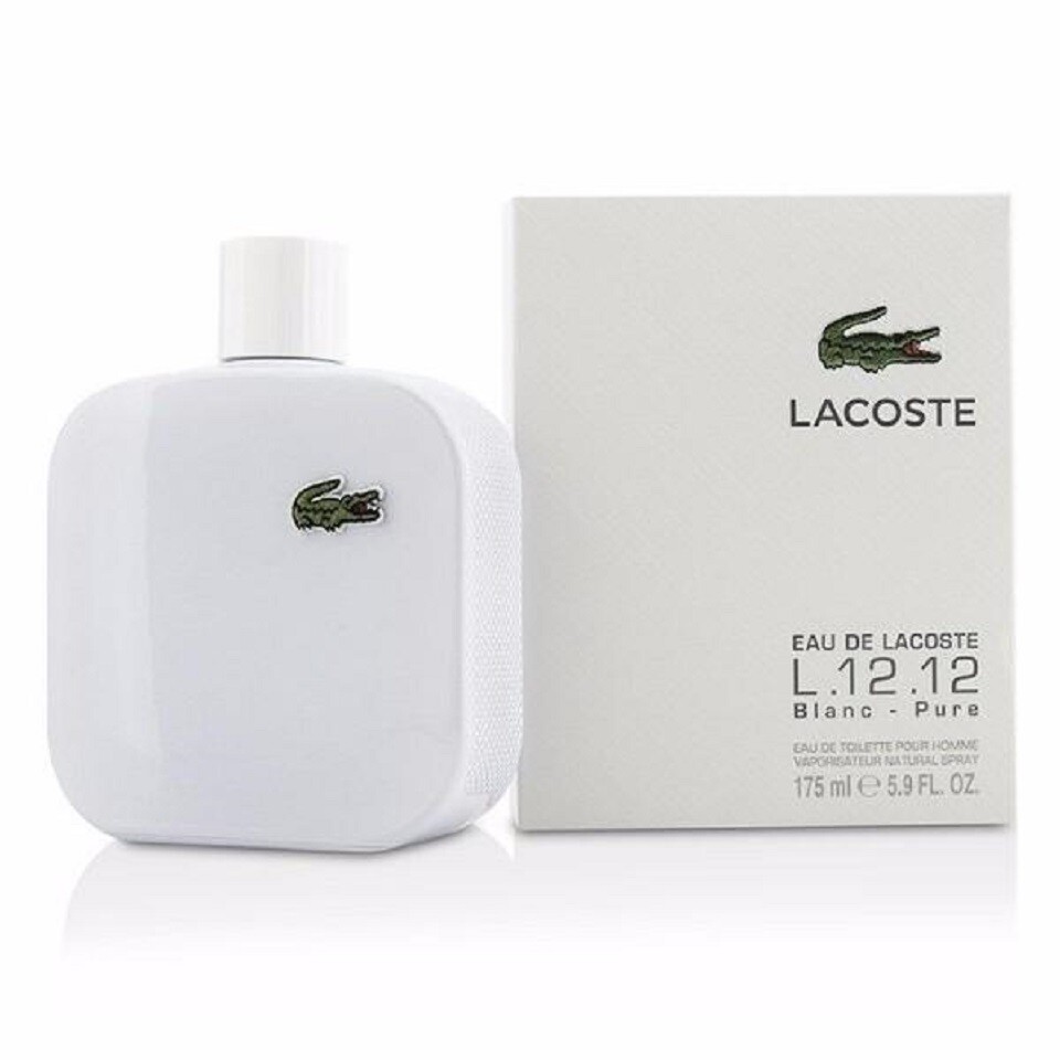 Lacoste Eau de Blanc L.12.12 5.9 oz. (175ml) Eau de Toilette for Men NEW Sealed