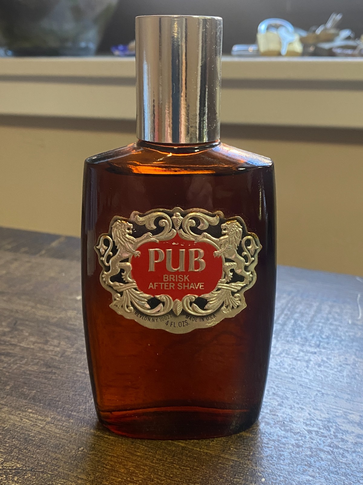Pub Brisk After Shave 4.0 FL. OZ. By Revlon. NWOB Vintage.