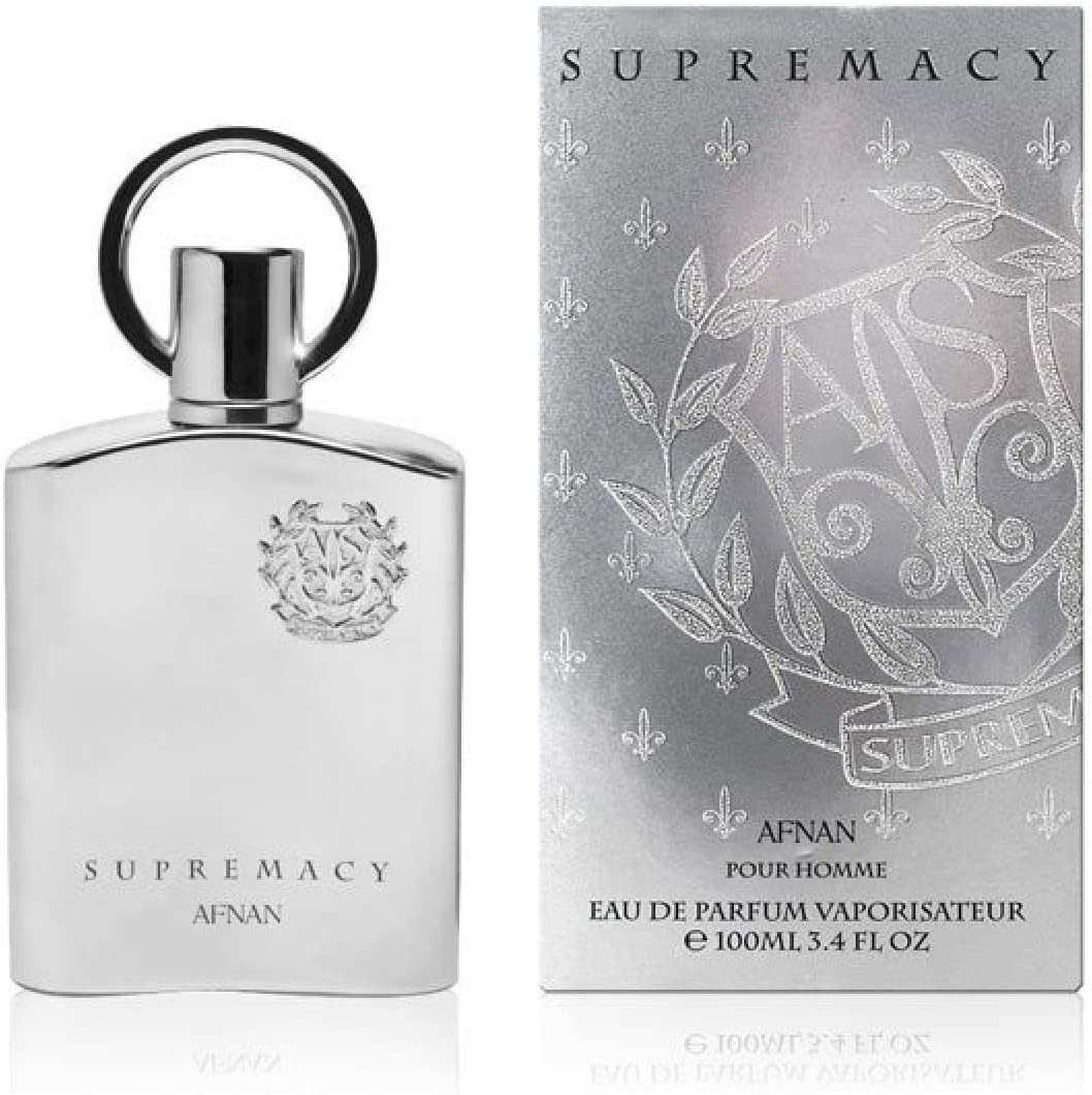 Supremacy Silver by Afnan 3.4 oz EDP Cologne for Men New In Box