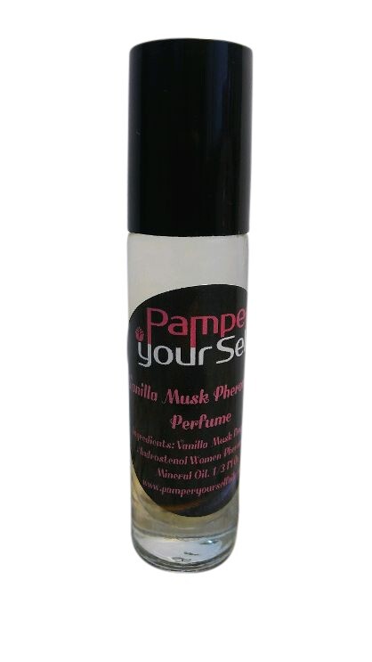 Vanilla Musk Women Pheromone Perfume Body Oil 1/3 Fl Oz