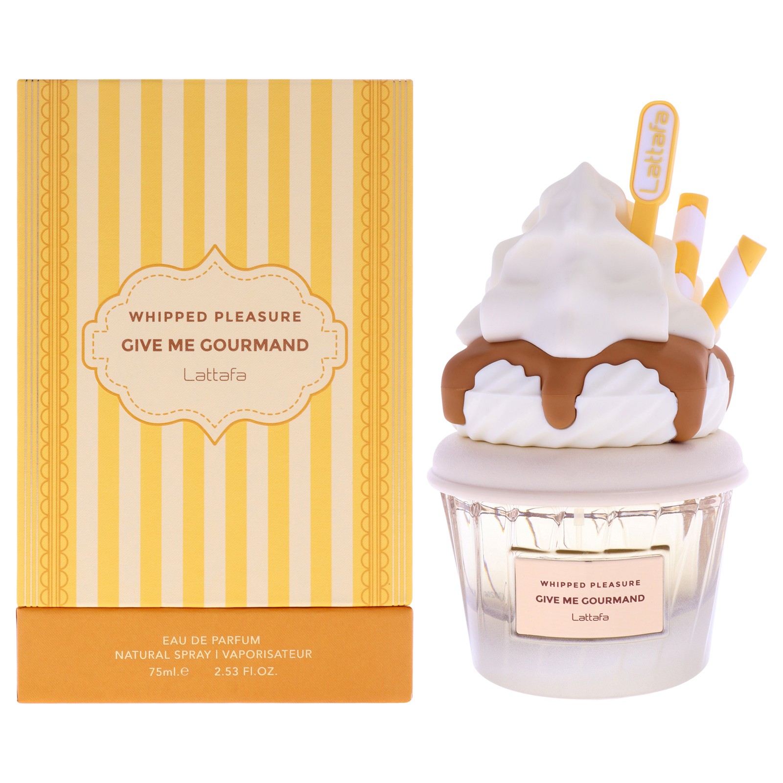 Give Me Gourmand – Whipped Pleasure by Lattafa for Unisex – 2.53 oz EDP Spray