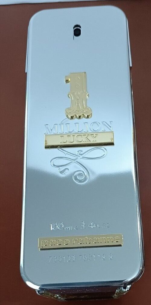 1 MILLION LUCKY EAU DE TOILETTE PACO RABANNE 100ml/3.4fl.oz Made In France