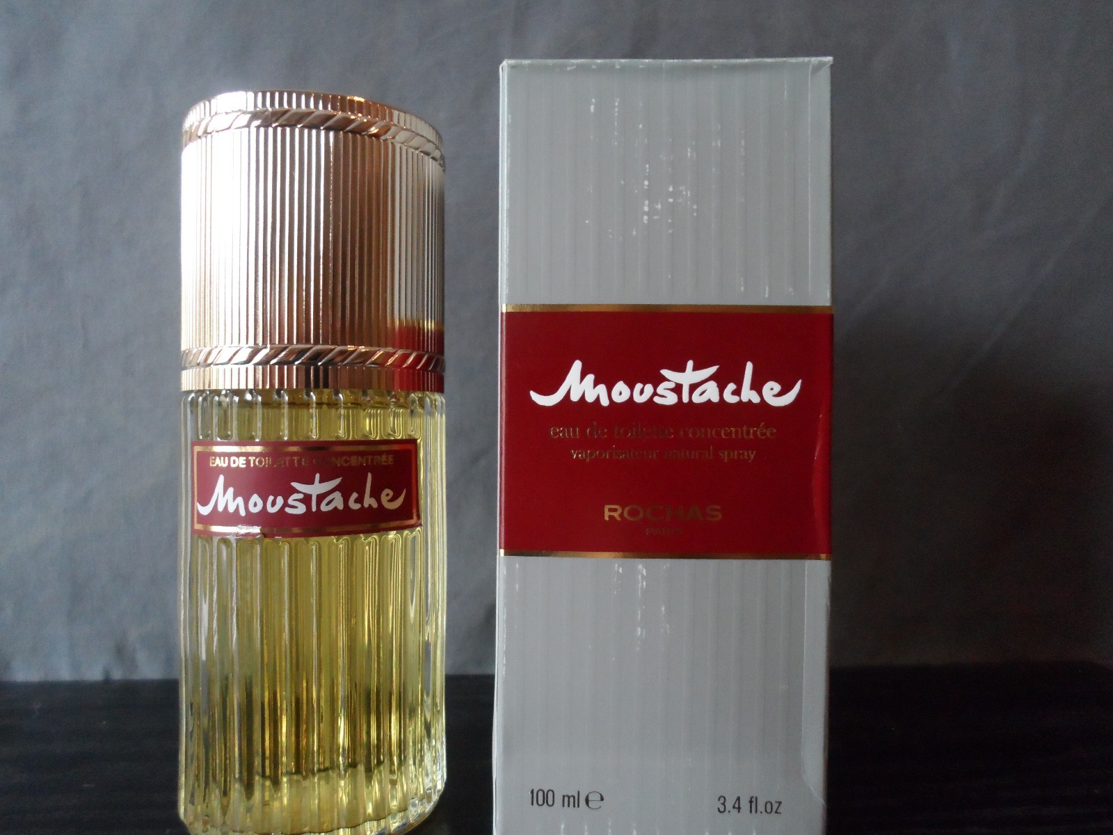 Moustache Rochas Concentrated 3.4 oz /100 ml EDT Spray ,Boxed ,Vintage Original