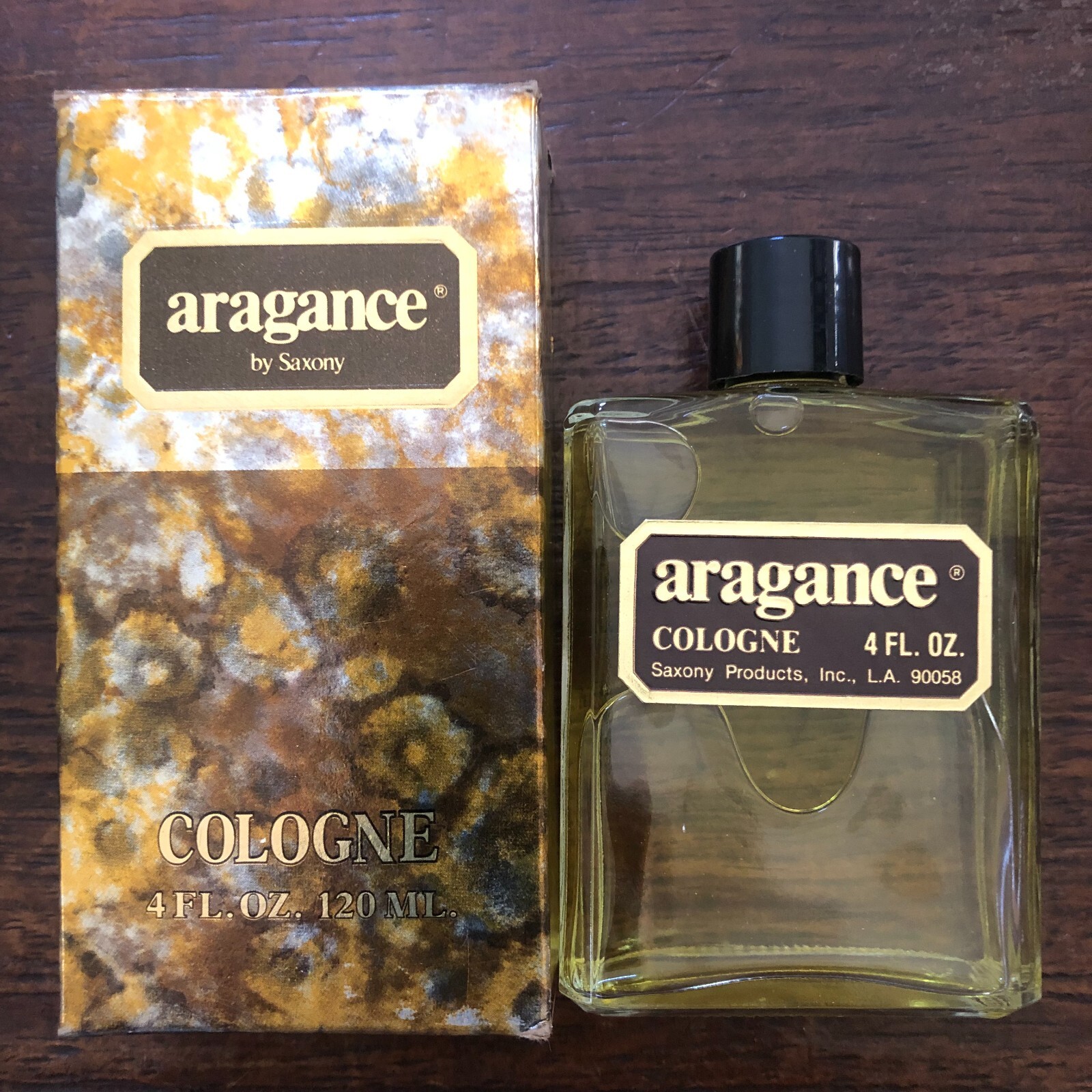 Vintage Aragance by Saxony Cologne for Men NEW 4 FL.OZ/120 ML. Made in the USA