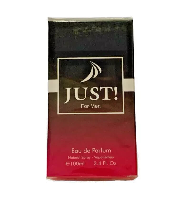 JUST! For Men Eau de Parfum Natural Spray – Vaporisateur e100ml 3.4 Fl. Oz.