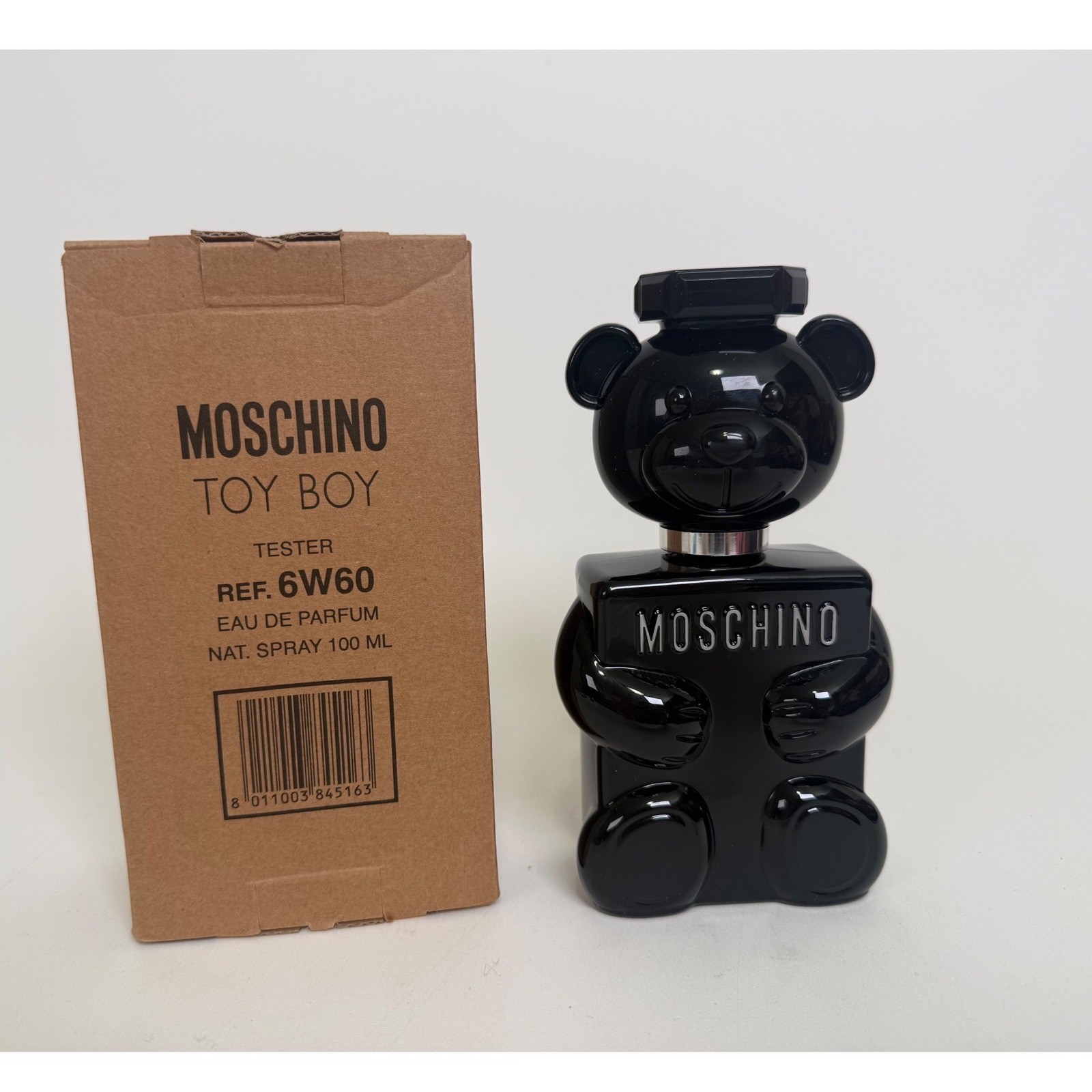 Moschino Toy Boy EDP Men’s Spicy Woody Ambery Black Teddy Bear Tester 3.4 oz New