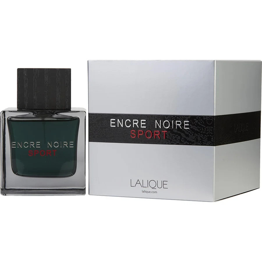 LALIQUE ENCRE NOIRE SPORT-MEN-EDT-SPRAY-3.3 OZ-100 ML-AUTHENTIC-MADE IN FRANCE