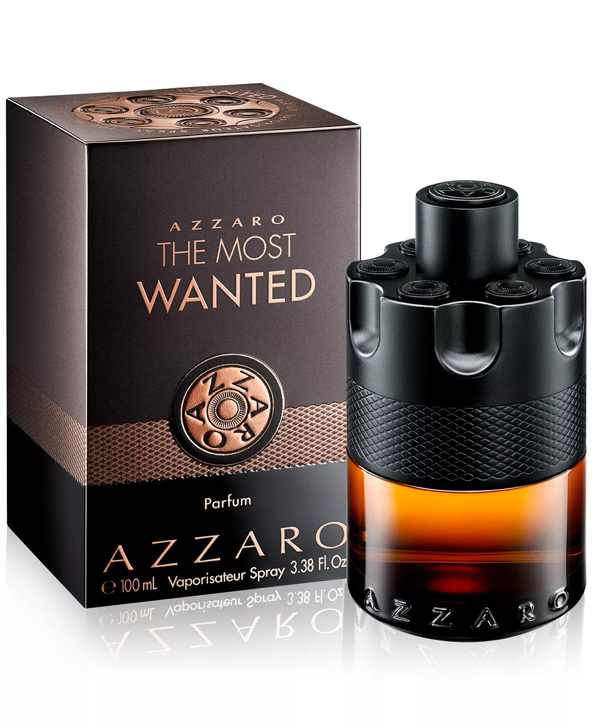 Azzaro The Most Wanted Cologne for Men (PARFUM) Spray 3.38oz (100ml) New, Sealed