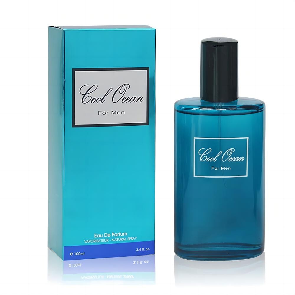 Cool Ocean for Men Cologne Marine Fragrance Eau de Parfum Natural Spray 3.4 OZ