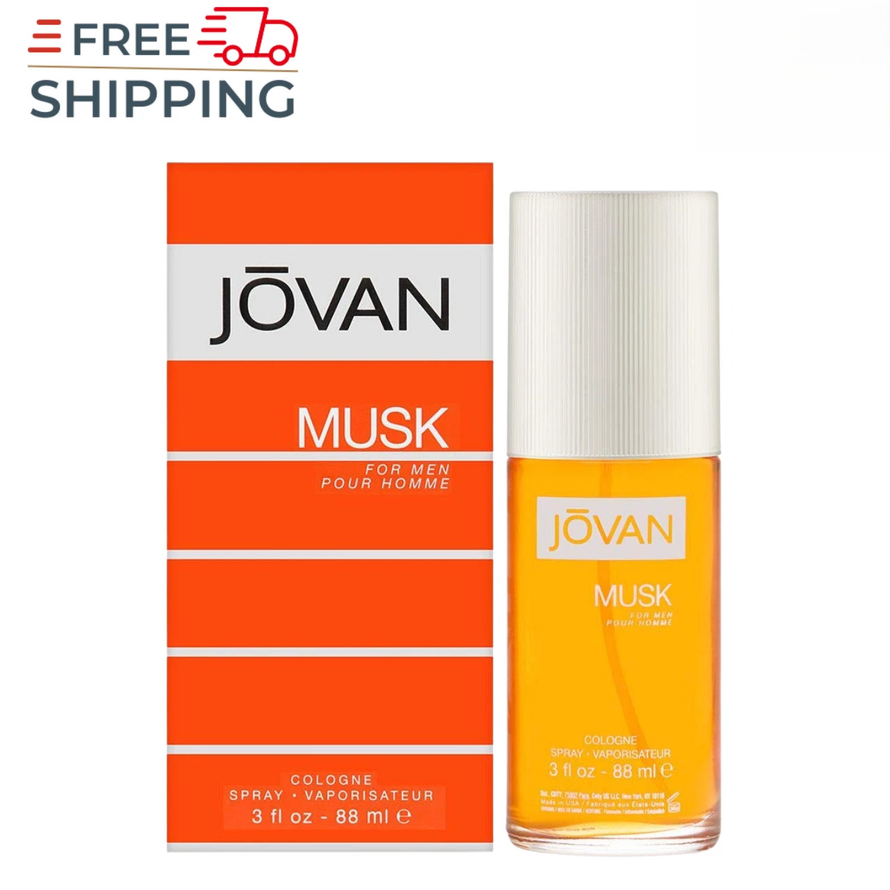 #1 Premium Jovan Musk by Jovan 3.0 oz Cologne Spray for Men | New in Box F/S USA