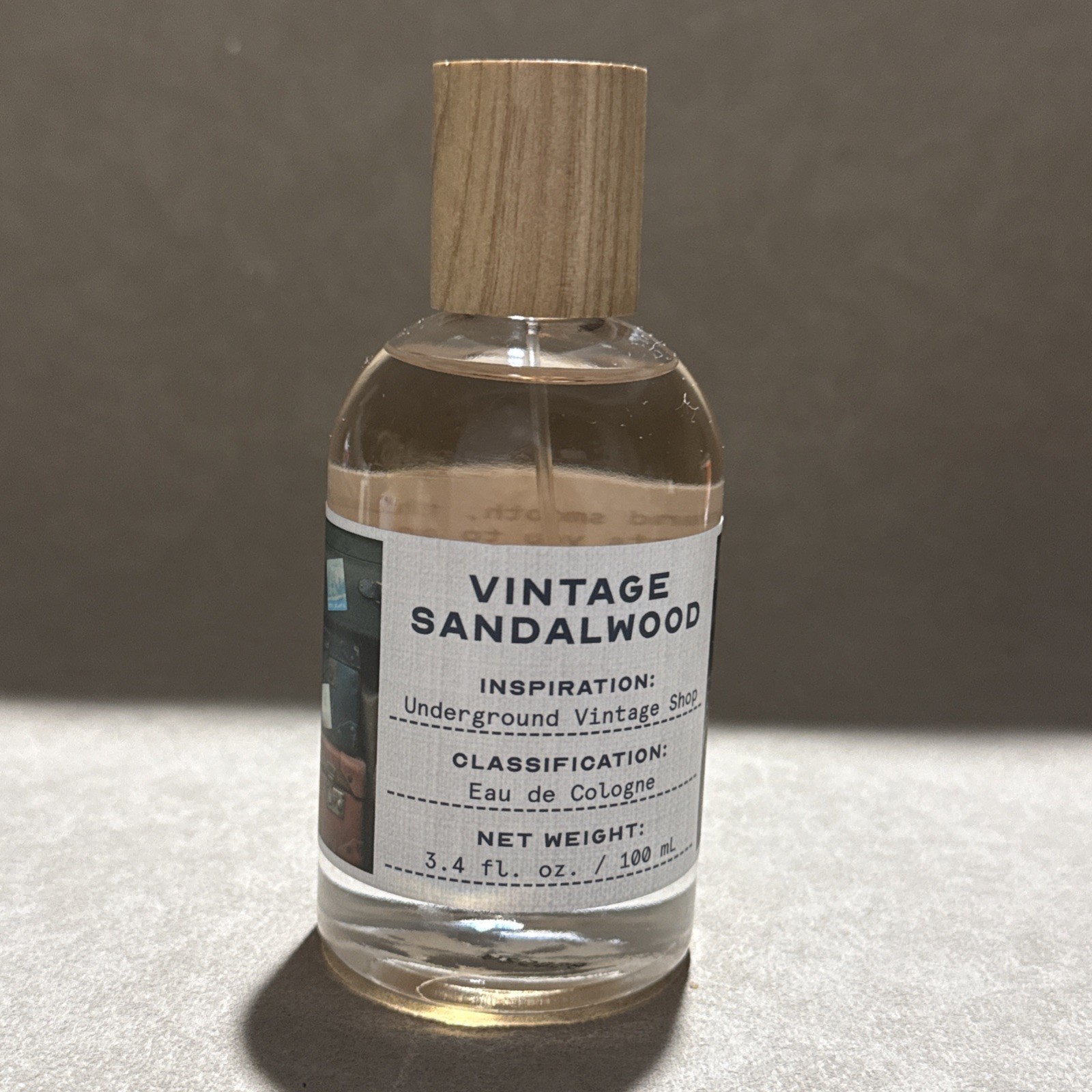 Vintage Sandalwood ~ Tru Fragrance Eau De Cologne Spray 3.4 oz 100ml For Unisex