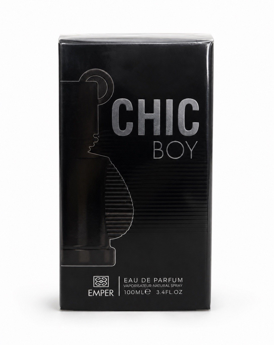 Emper Chic Boy Eau de Parfum Spray, Regular Size 3.4 fl oz 100 mL