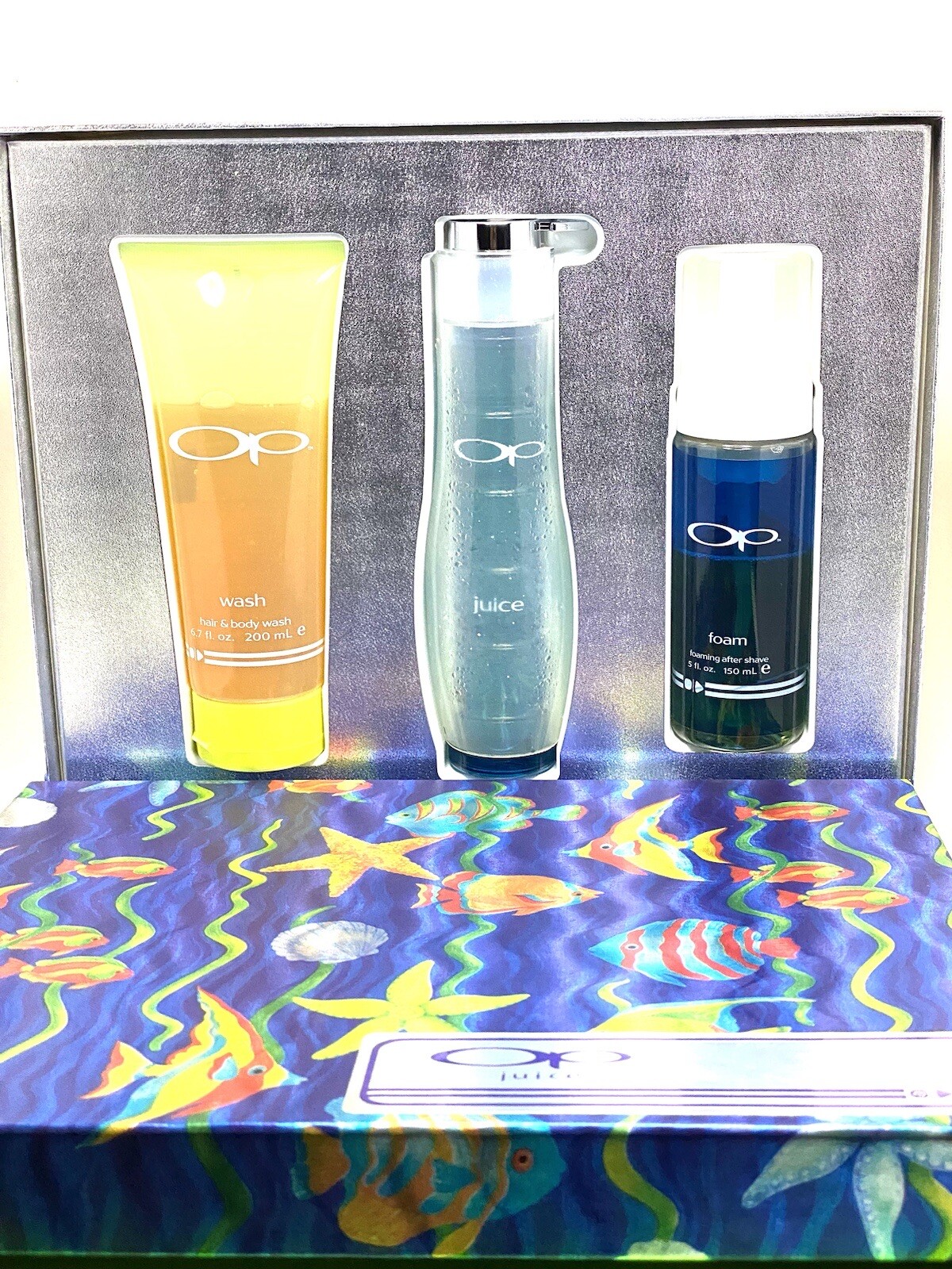 OP Juice By Ocean Pacific 3pcs Set(2.5ozEDC+5oz FAS+6.7oz HBW) For Men