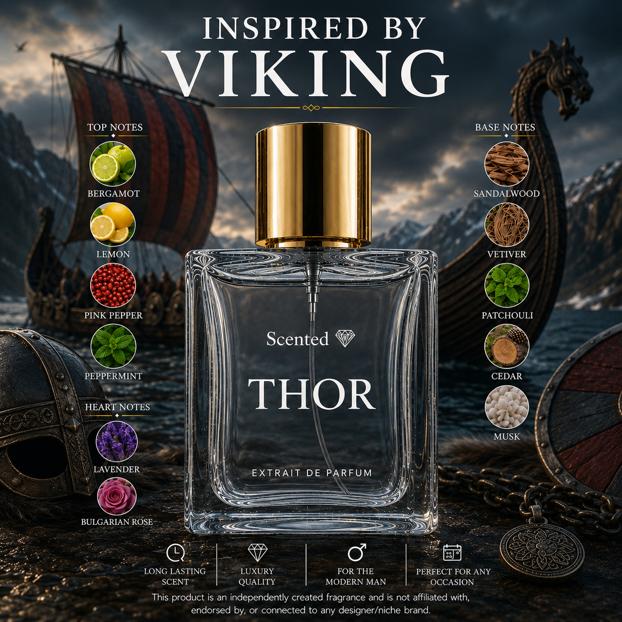 Stronger Alternative to Creed Viking | Extrait De Parfum
