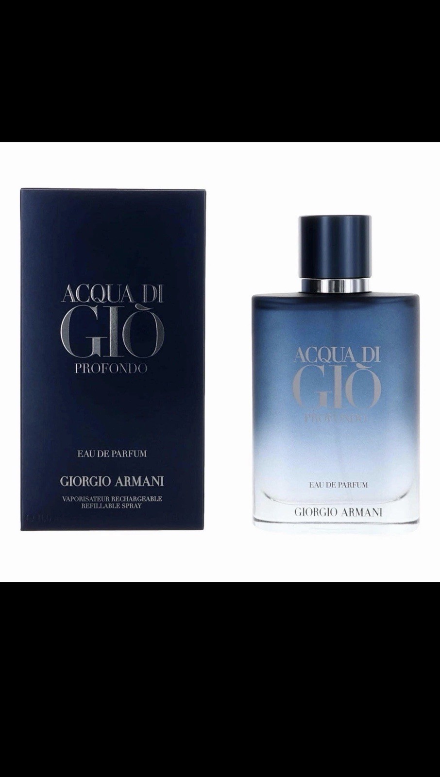 Giorgio Armani Acqua di Gio Profondo Eau de Parfum Spray 3.3 oz Mens Fragrance