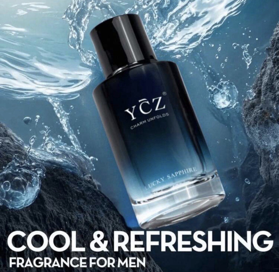 YCZ Charm Unfolds Cologne for Men – 1.7 fl oz (50ml) Sealed