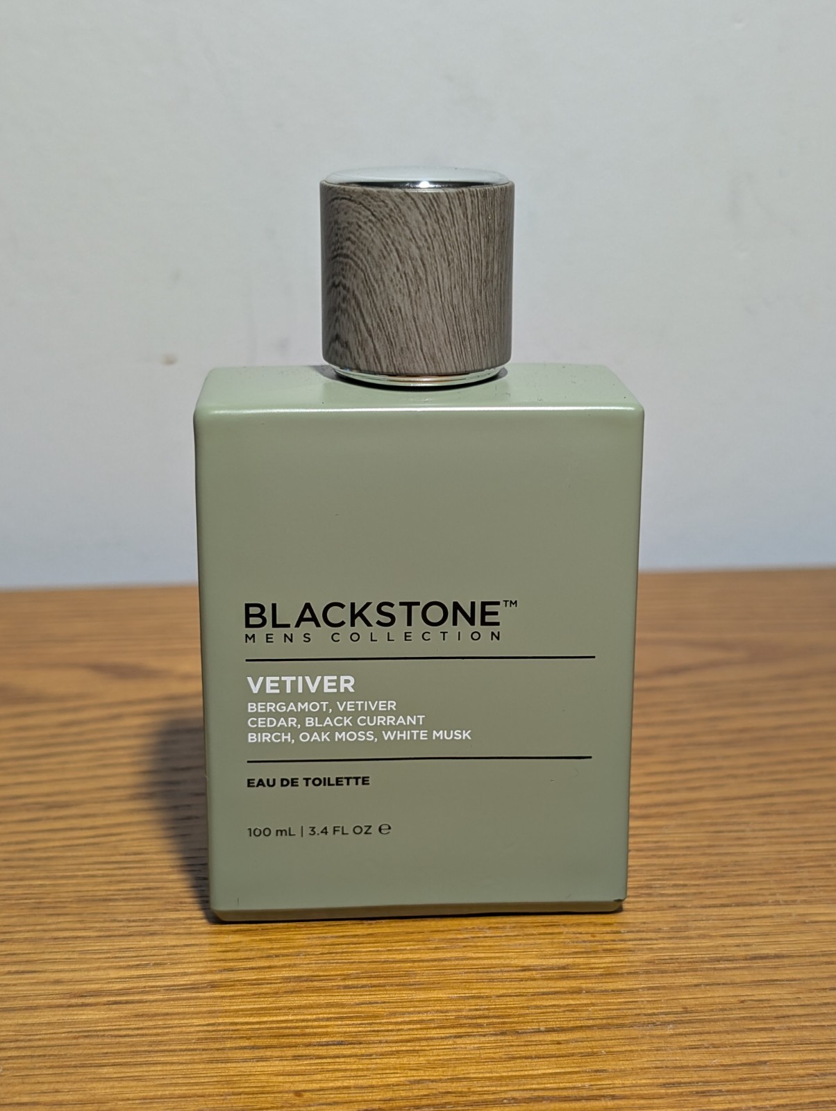 Blackstone Mens Collection Vetiver EAU DE Toilette spray 3.4Oz 100ml New No Box