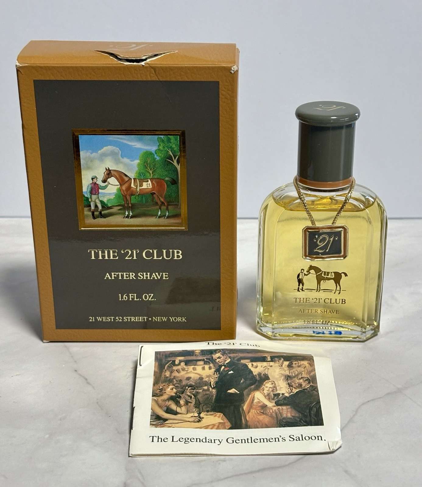 THE ’21‘ CLUB by Colonia 1.6oz/50ml Aftershave Splash For Men DISCONTINUED- Full
