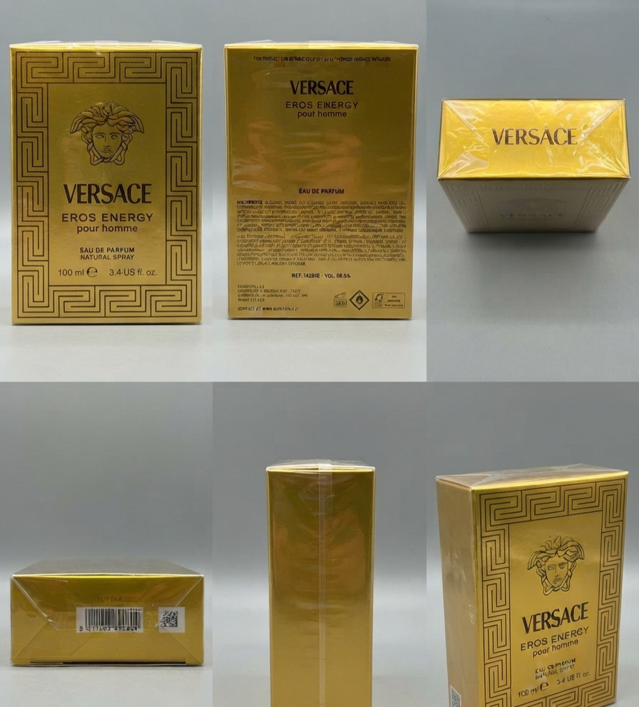 New Versace Eros Energy Eau De Parfum 3.4 oz 100ml Men’s Spray Sealed Box