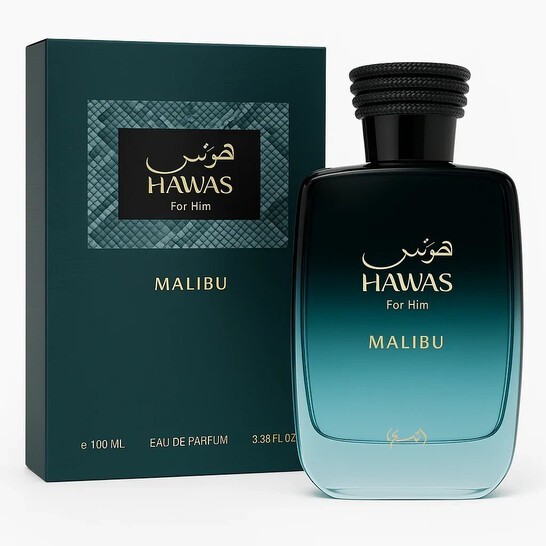Rasasi Hawas Malibu 3.38 Oz Men Eau De Parfum Spray New