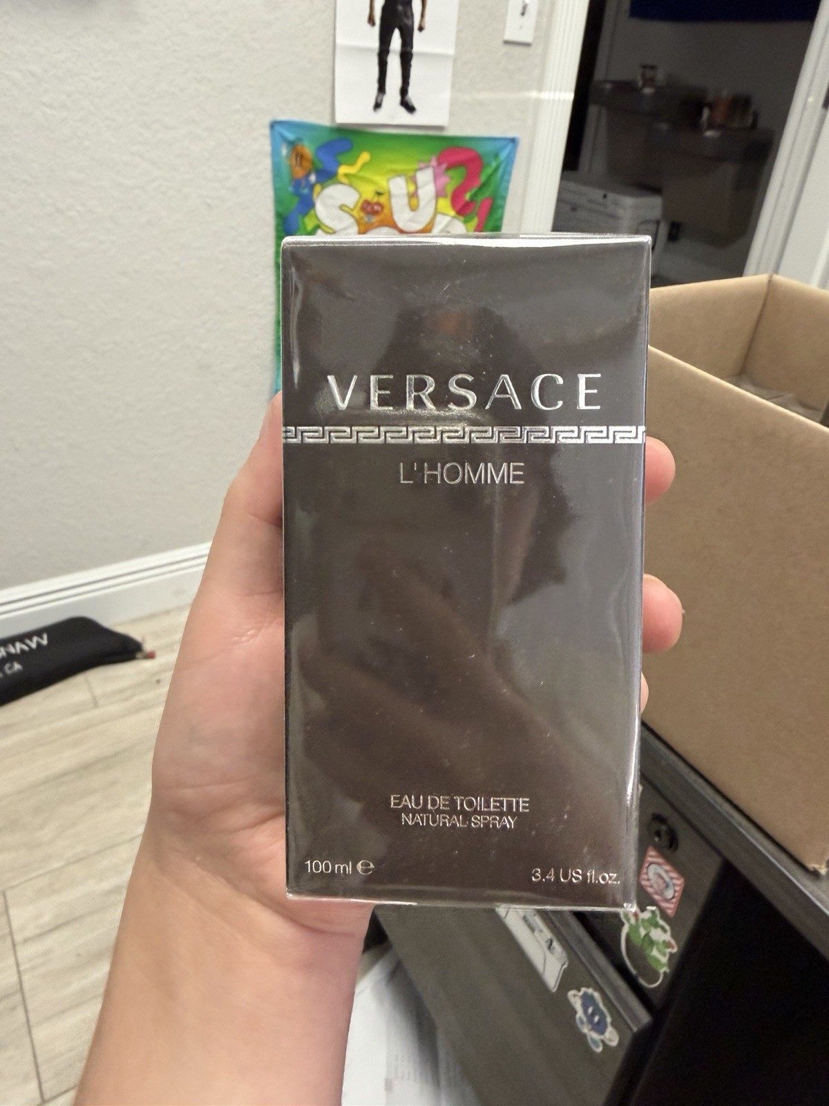 NEW SEALED VERSACE L’HOMME by Versace Eau De Toilette Spray 3.4 oz Men