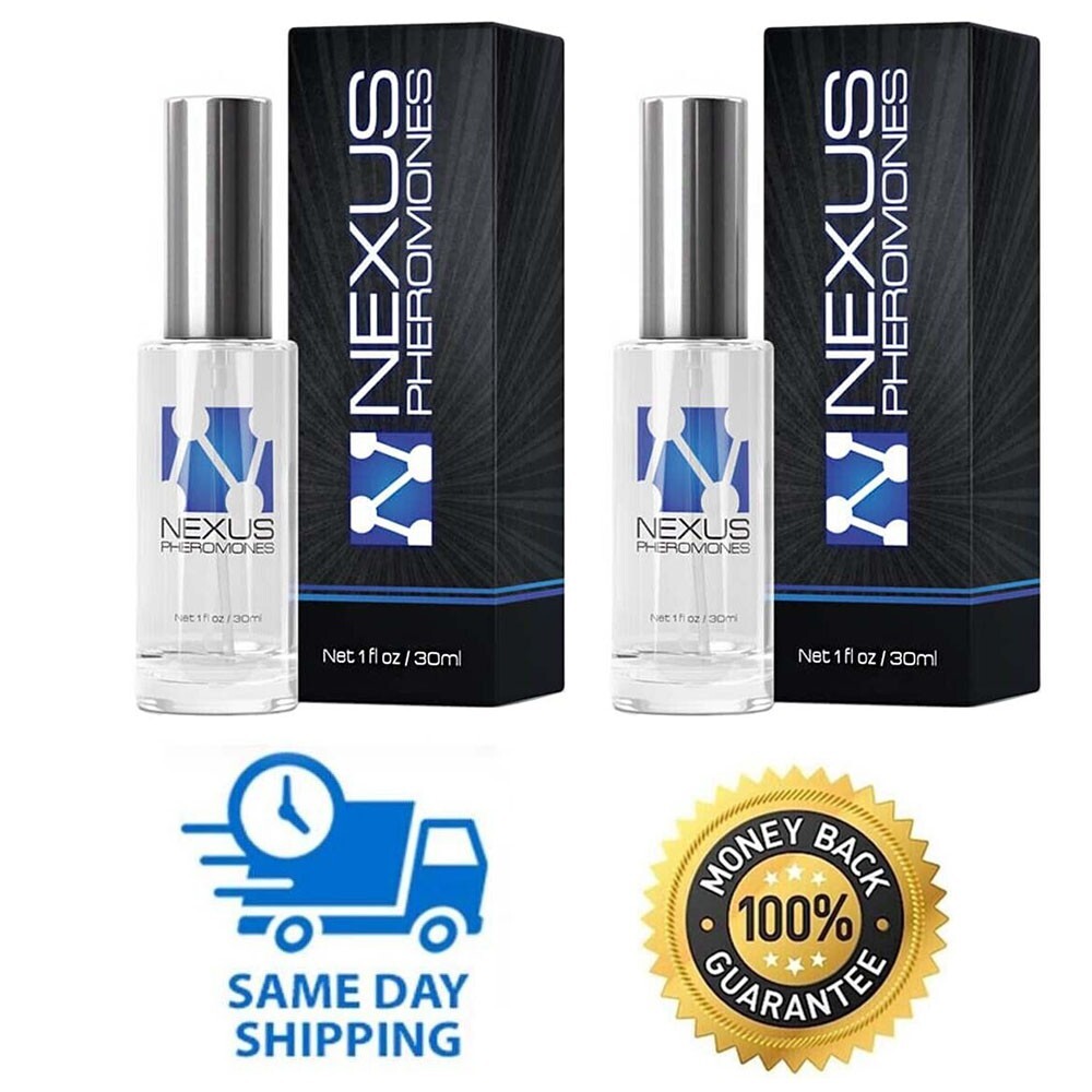 NEXUS PHEROMONES Cologne For Men 2 Bottles SAME DAY FAST SHIPPING!