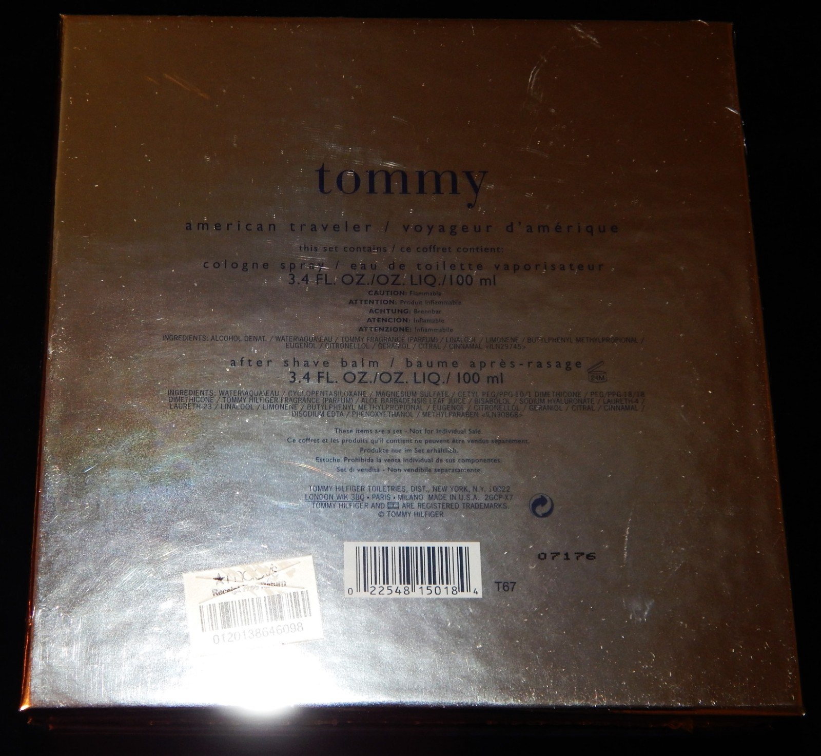 Designer Cologne, TOMMY HILFIGER After Shave Balm & Cologne Spray Box Set