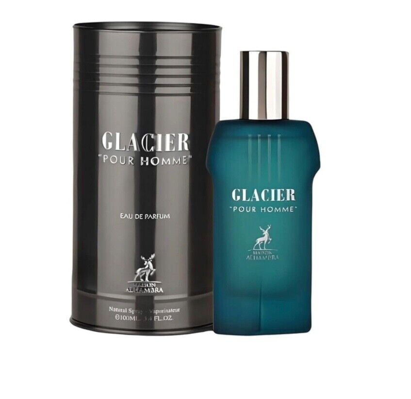 Glacier Pour Homme by Maison Alhambra 3.4oz EDP for Men NEW SEALED CAN