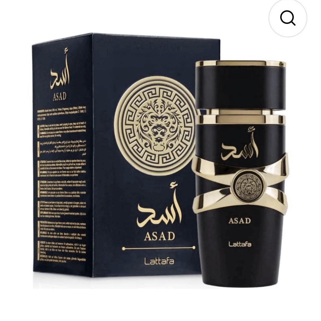 Lattafa Asad Eau de Parfum Spray Regular Size 3.4 fl oz / 100 mL