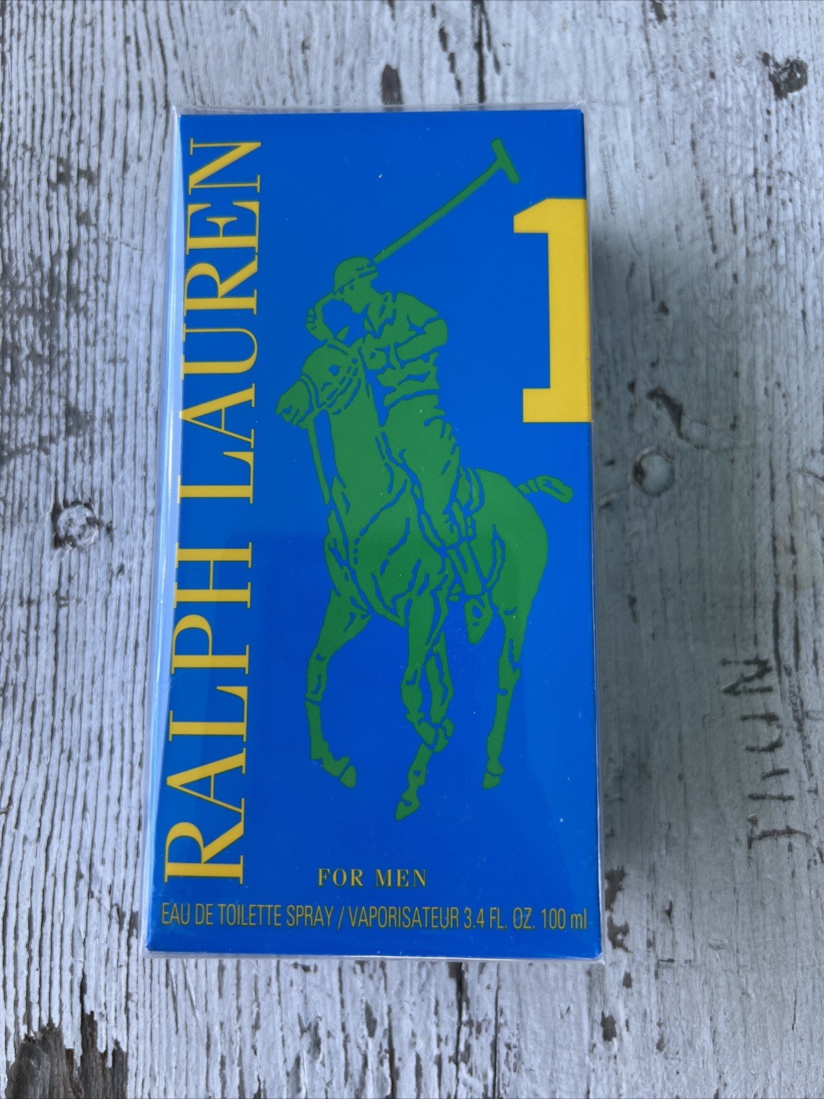 * POLO BIG PONY #1 BLUE * Ralph Lauren 3.4 oz edt Cologne Men * NEW SEALED *