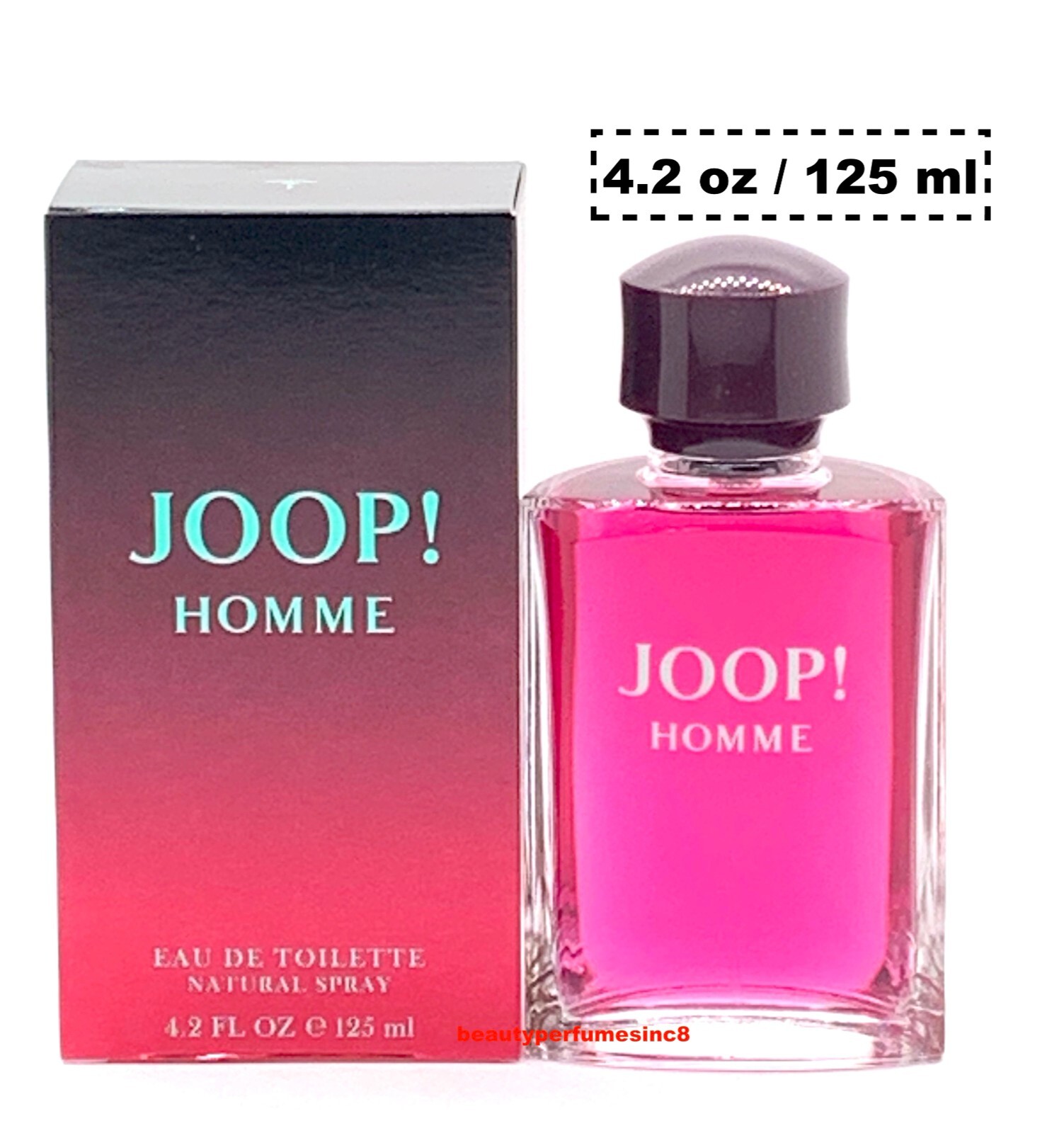 JOOP Homme 4.2 oz 125 ml Eau De Toilette Spray by Joop Perfume For Men NEW