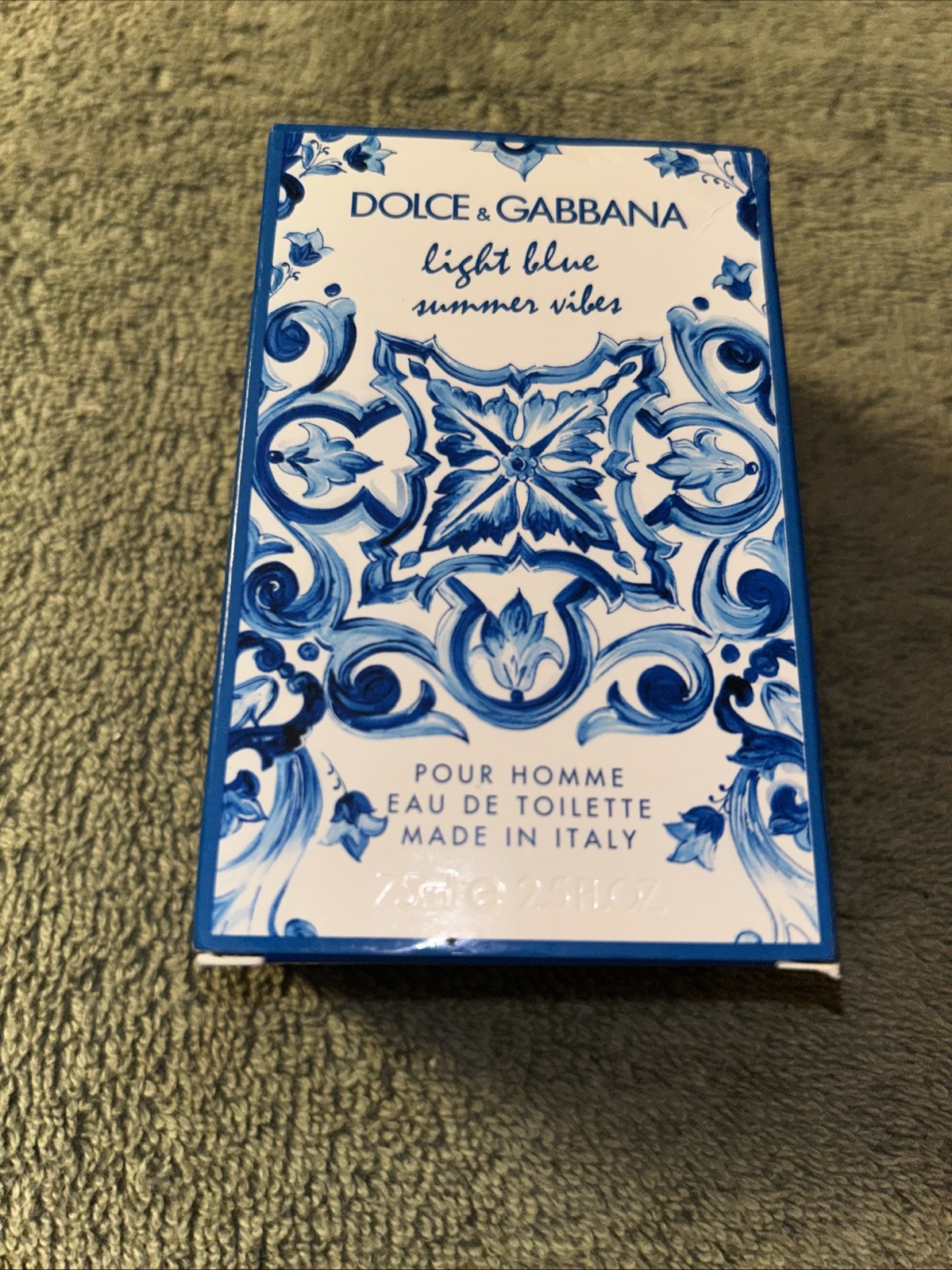Dolce & Gabbana Light Blue Summer Vibes Pour Homme EDT 75 mL/2.5 fl. oz.