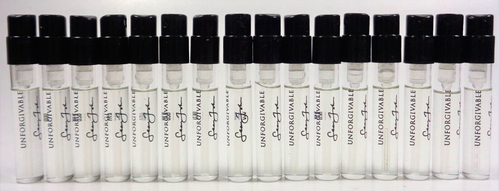 Unforgivable by Sean John Eau de Toilette Spray Lot of 16 Vials NEW
