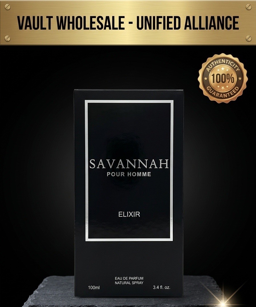 Savannah Elixir Pour Homme Eau de Parfum Spray,Inspired By Savage 3.4 fl oz