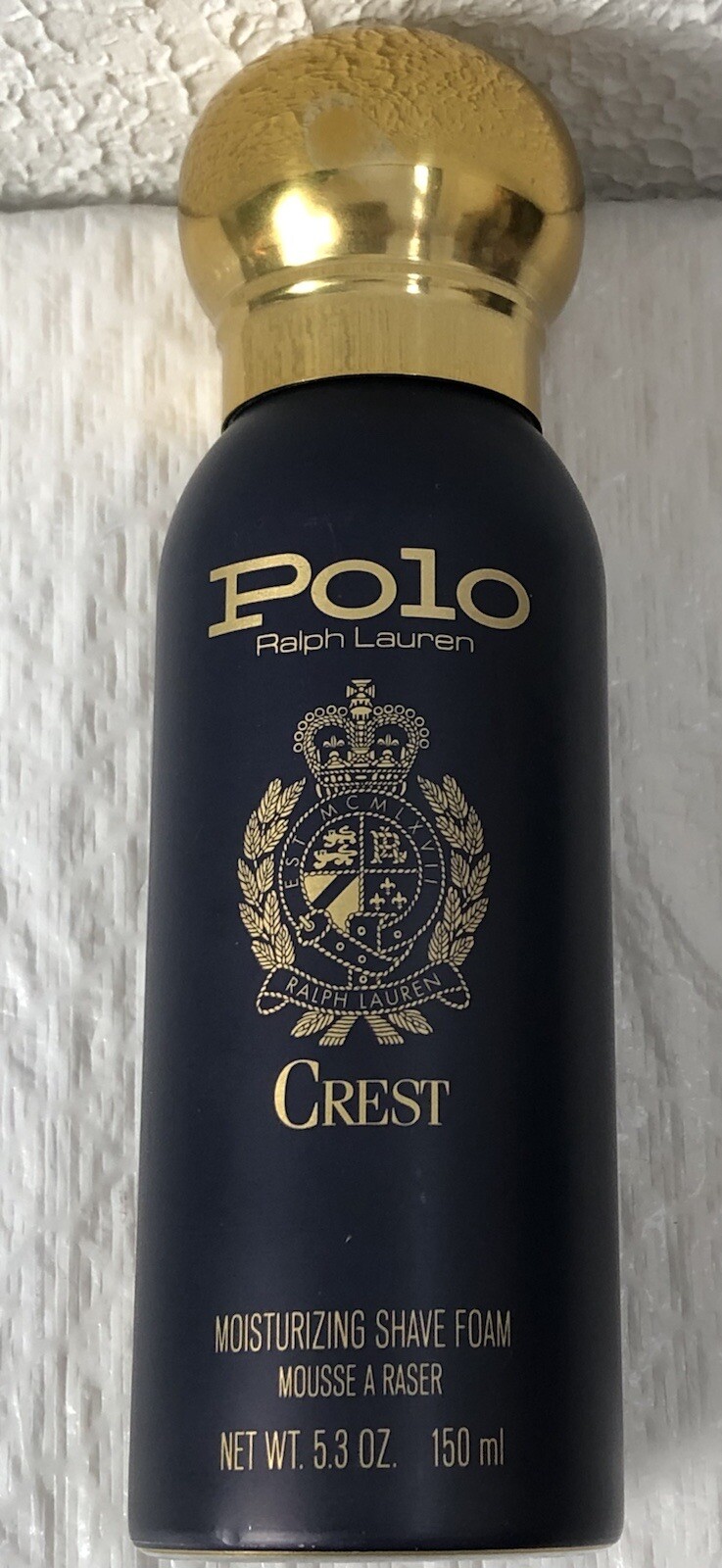 POLO Ralph Lauren Crest Moisturizing Shave Foam 5.3 oz HTF NEW