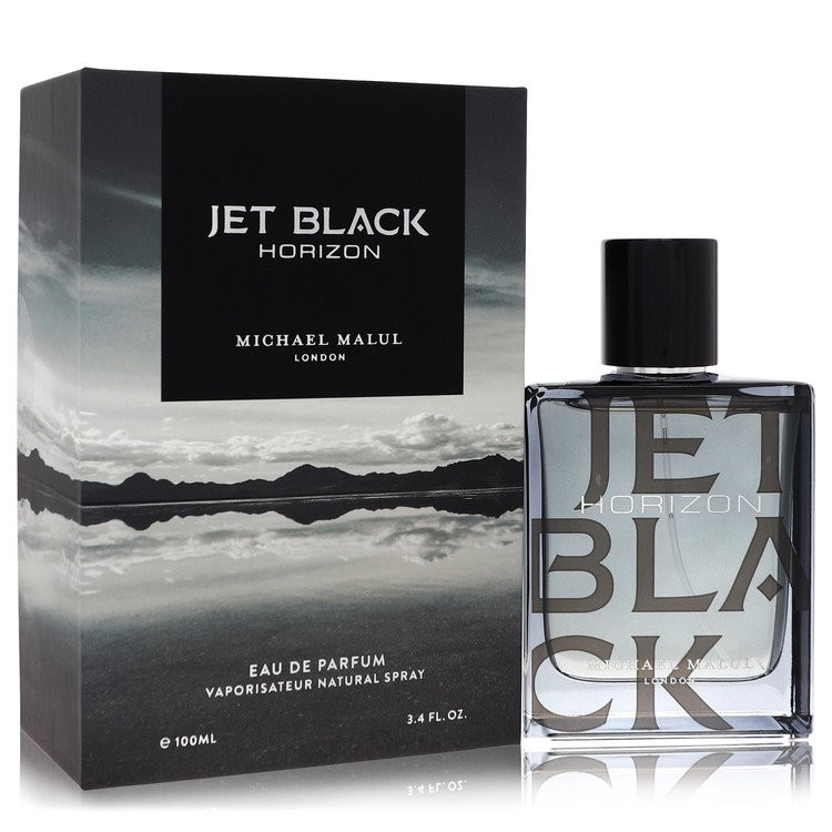 Jet Black Horizon by Michael Malul Eau De Parfum Spray 3.4 oz For Men