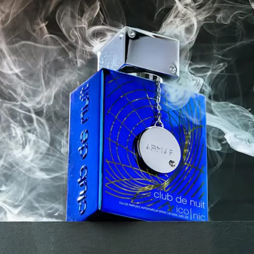 Armaf Club de Nuit Blue Iconic for Men Eau de Parfum Spray 3.6 Ounce.