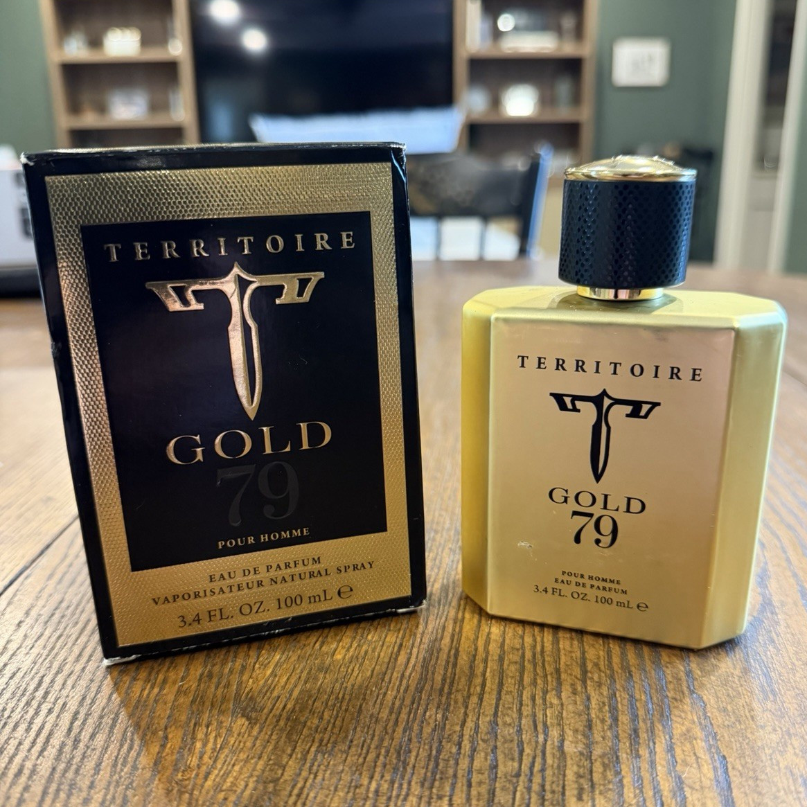 Territoire Gold 79 Eau de Parfum Spray, 3.4 fl oz Regular Size