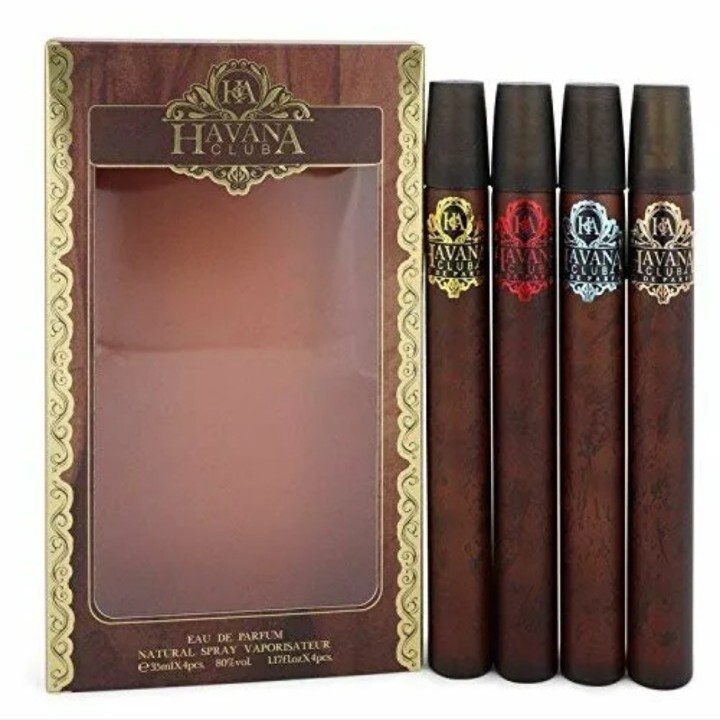 Havana Club EDP Natural Sprays Mens Cologne 1.17 oz each 35 ml Each (4 In Pack)